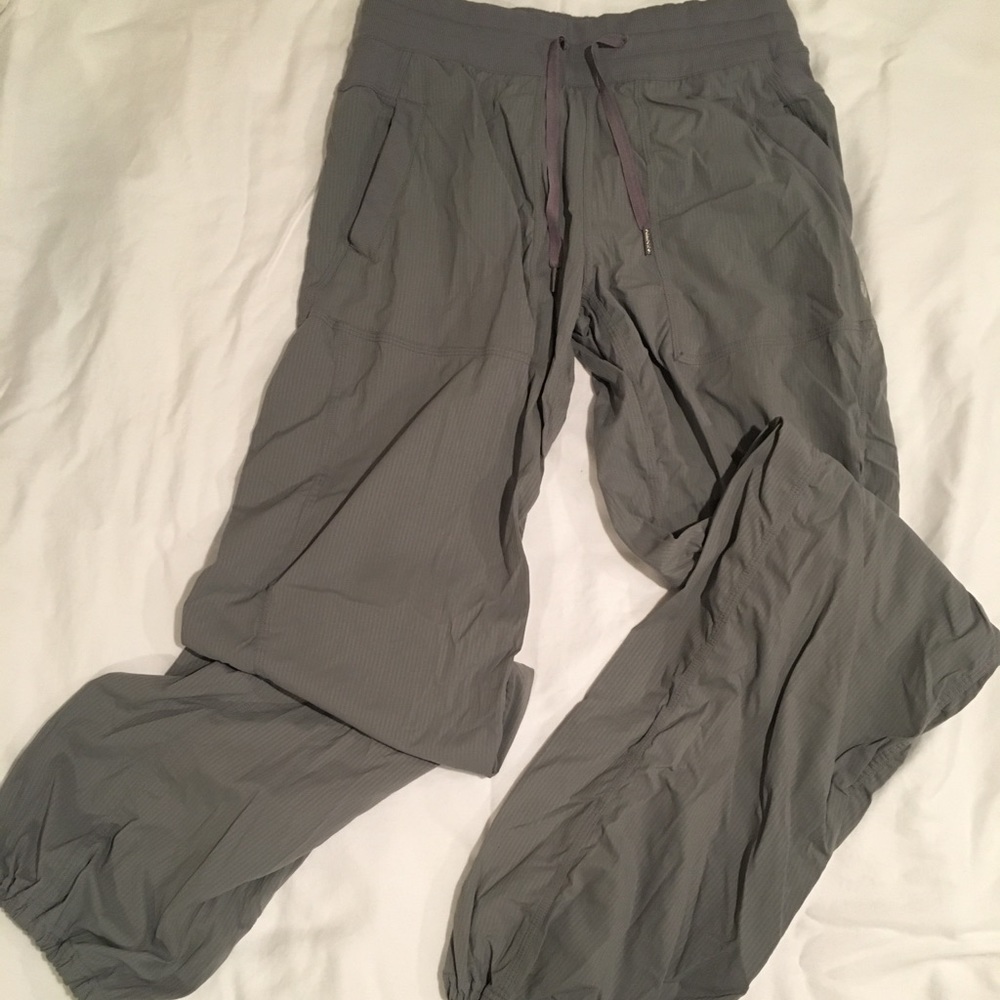 Grey Drawstring Lululemon Pants
